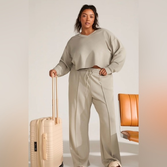 Yitty Fabletics So Sleek Modal Wide Leg Lounge Pants Plus Six 3X New $100 - Picture 1 of 7